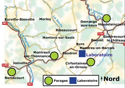 carte forages