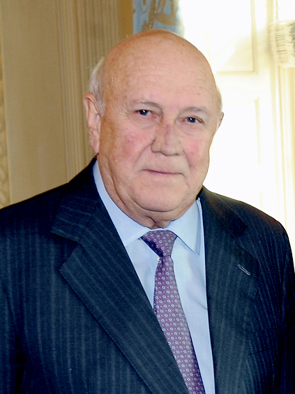 F. W. de Klerk 2012