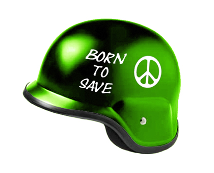 casque vert axel